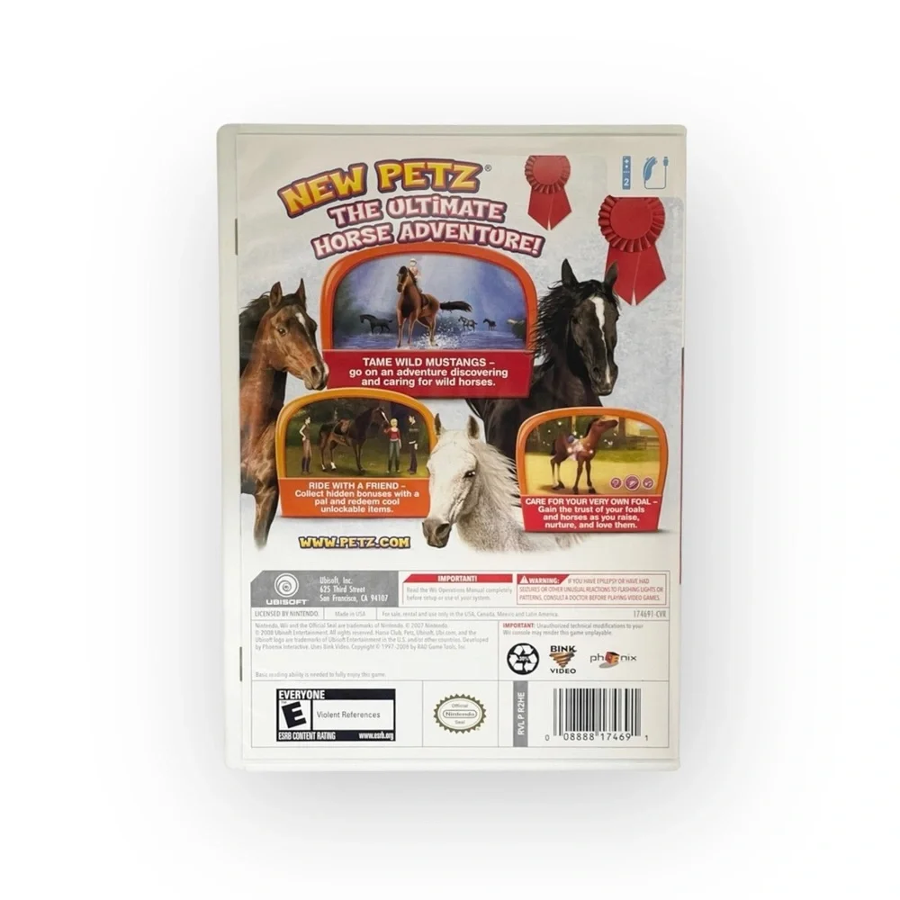 HTF: Nintendo Wii ★ We Petz Horse Club Game ★ Original Case ★ Discontinue ★ Test